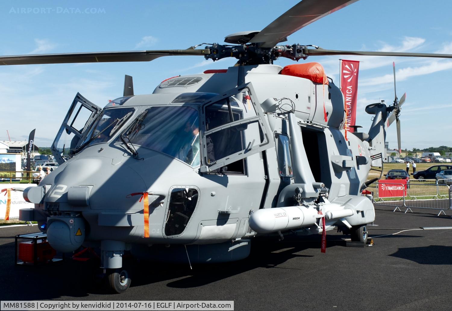 MM81588, 2015 NHI SH-90A C/N 1328/HITN12, On static display at FIA 2014.