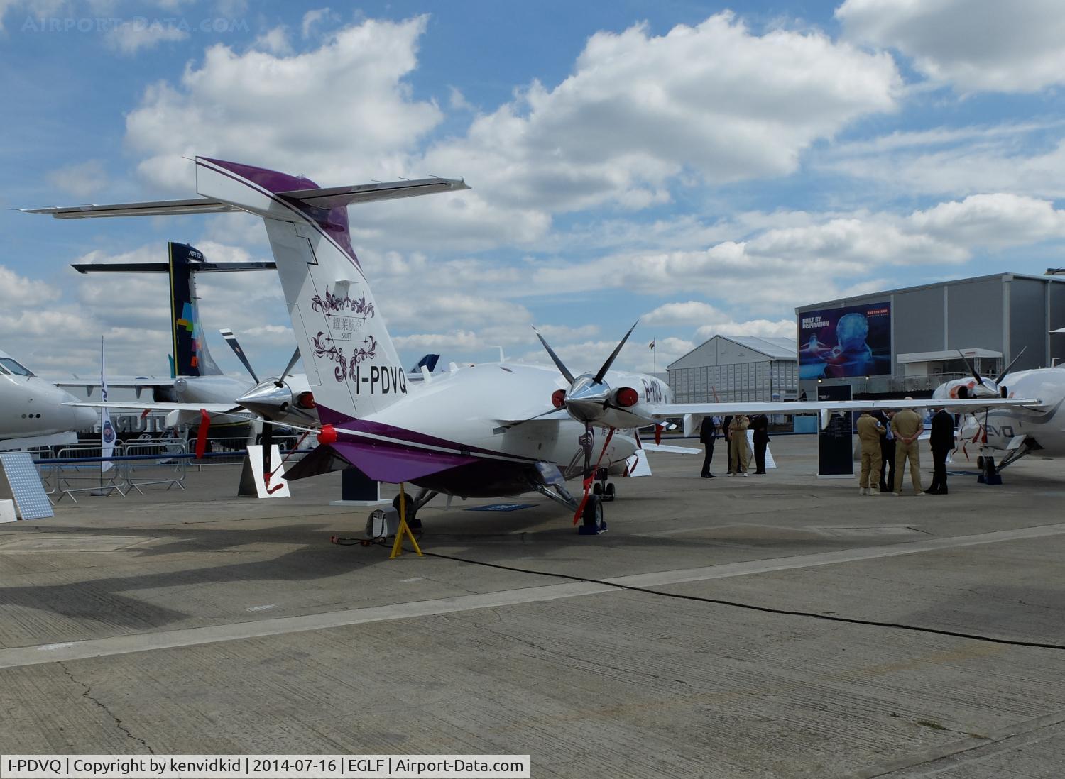 I-PDVQ, 2014 Piaggio P-180 Avanti II C/N 1234, Alternative view, became B-8313.