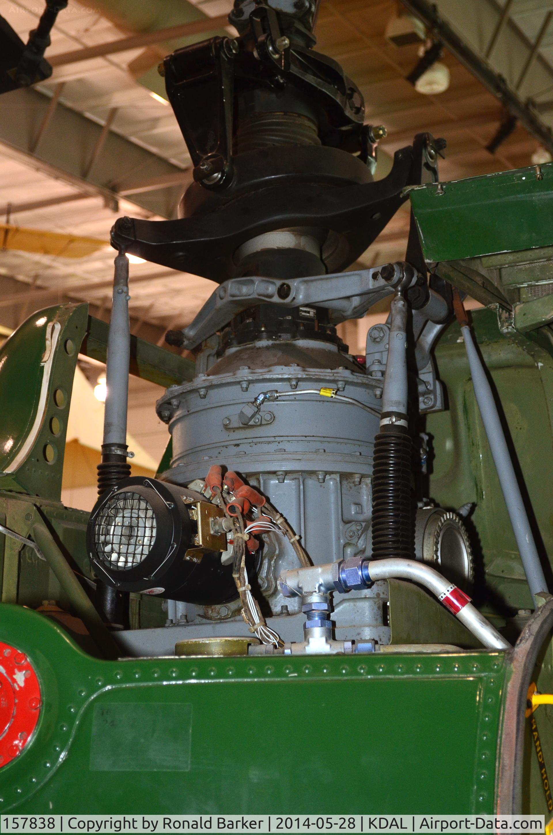 157838, Bell TH-1L Iroquois C/N 6433, Frontiers of Flight Museum DAL, rotor transmission