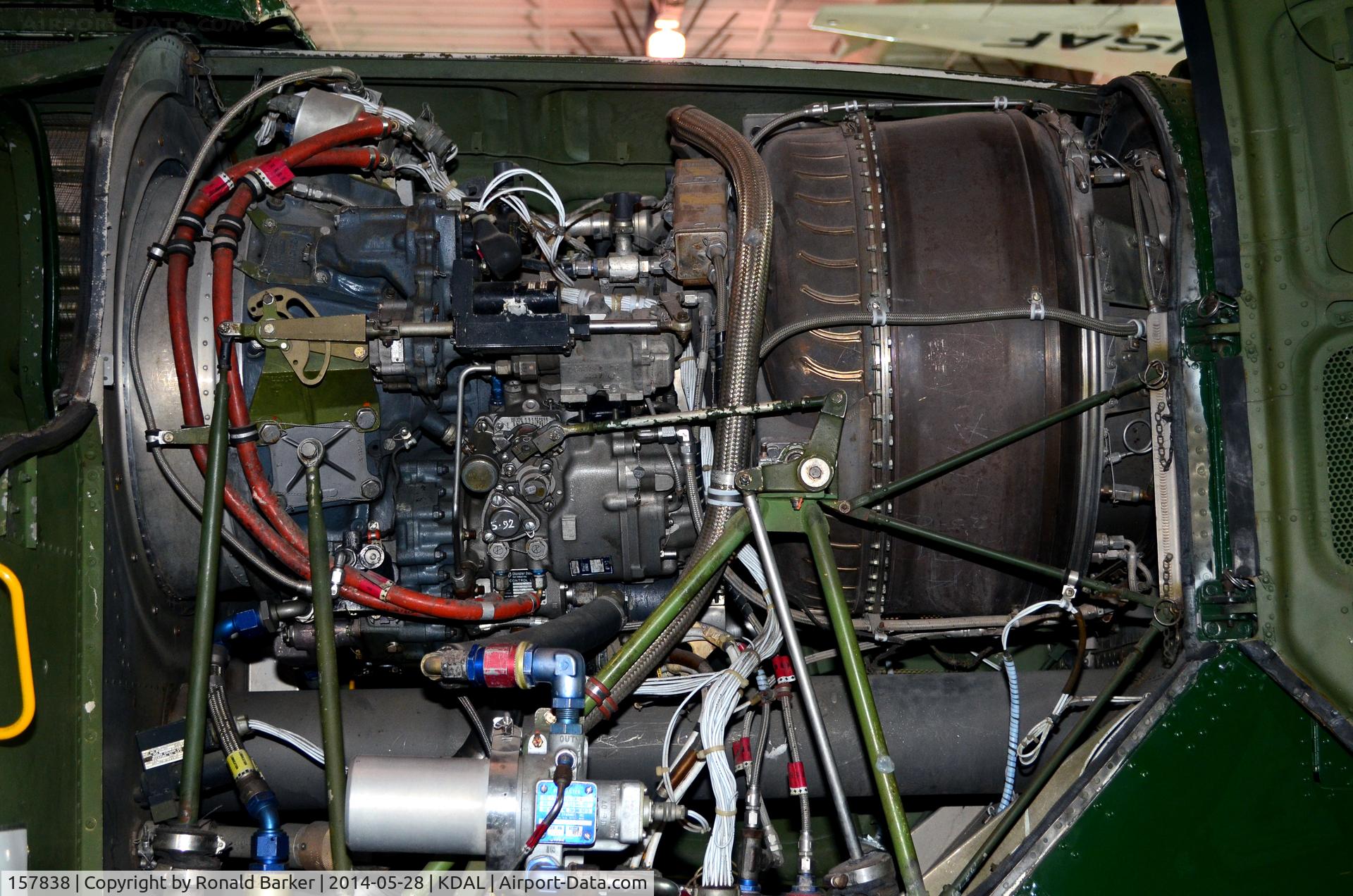 157838, Bell TH-1L Iroquois C/N 6433, Engine Frontiers of Flight Museum DAL