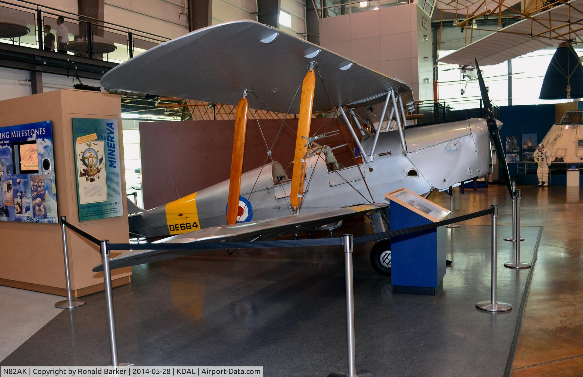 N82AK, 1940 De Havilland DH-82A Tiger Moth II Tiger Moth II C/N 85605, VH-PCC  Frontiers of Flight Museum DAL