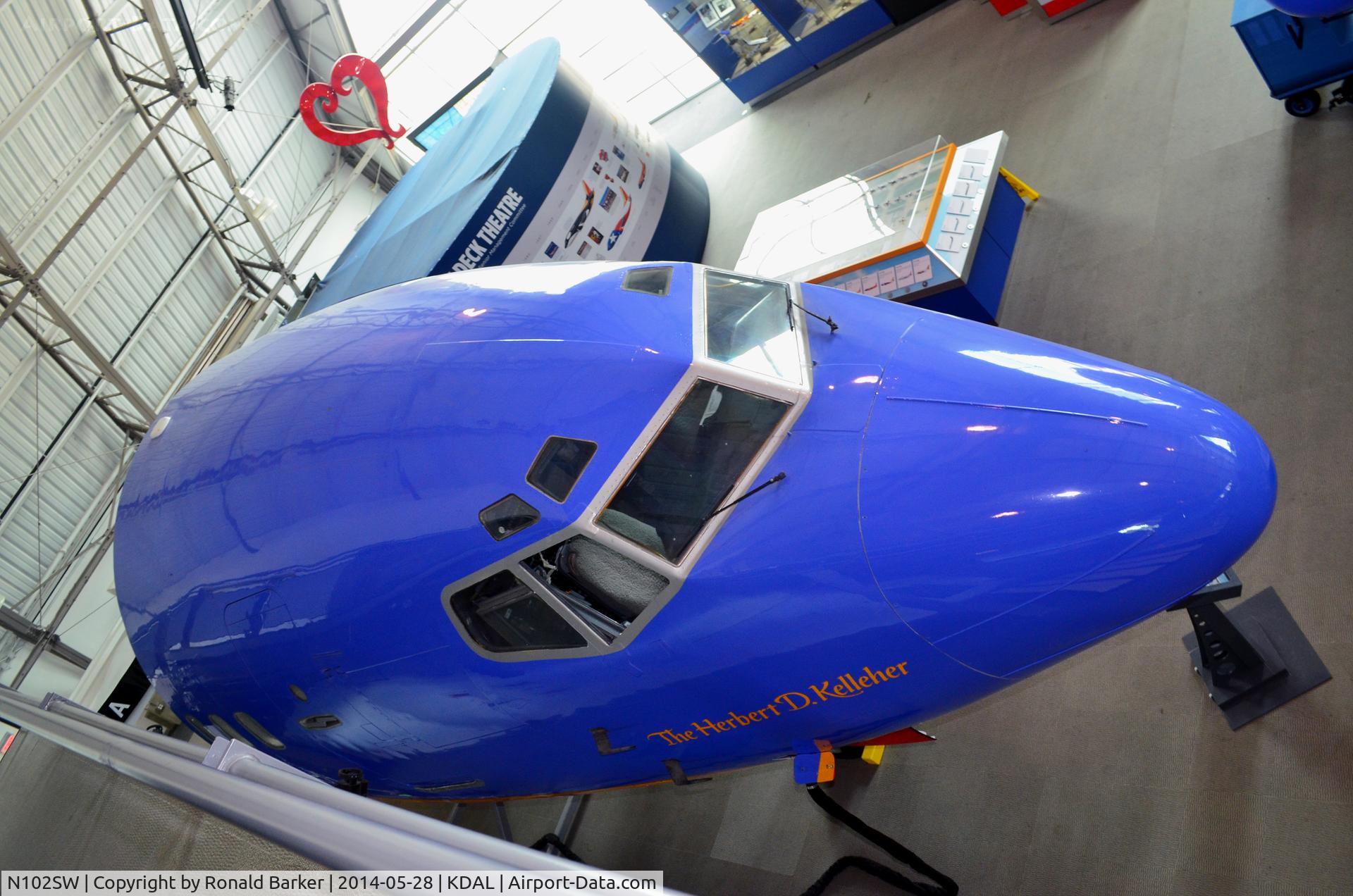 N102SW, 1984 Boeing 737-2H4 C/N 23108, Frontiers of Flight Museum DAL