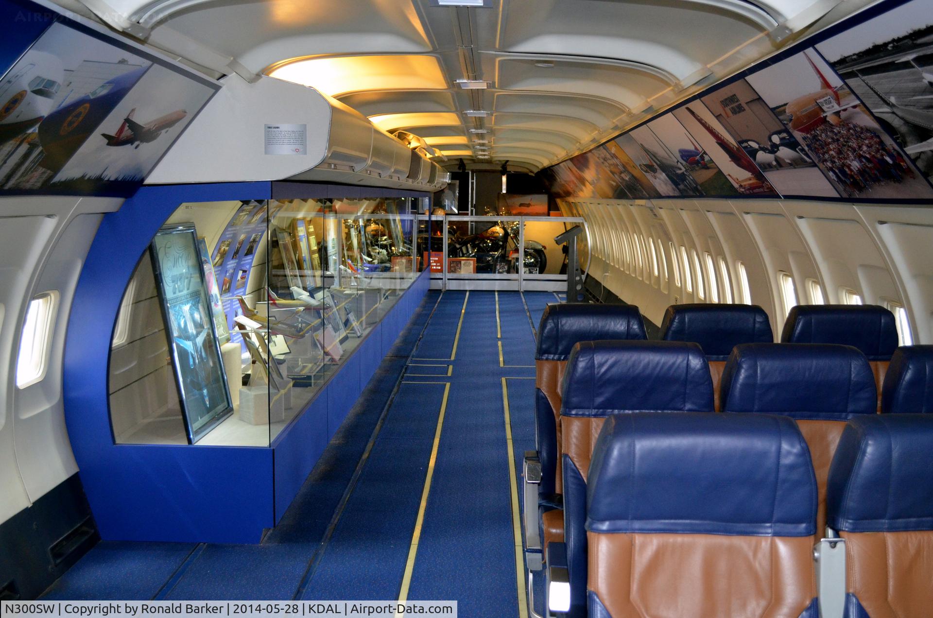 N300SW, 1984 Boeing 737-3H4 C/N 22940, Aircraft interior Frontiers of Flight DAL