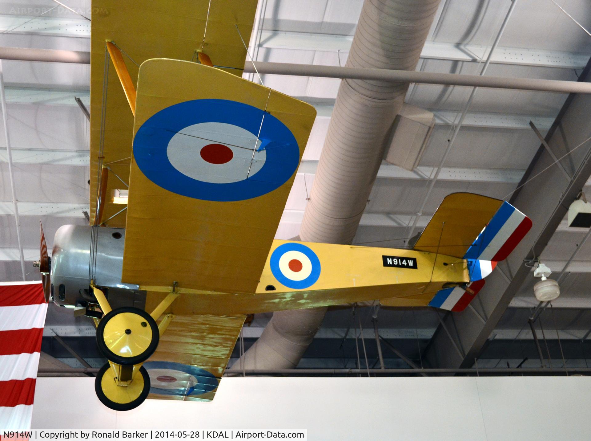 N914W, 1985 Sopwith Pup Replica C/N NCH1, Frontiers of Flight Museum DAL