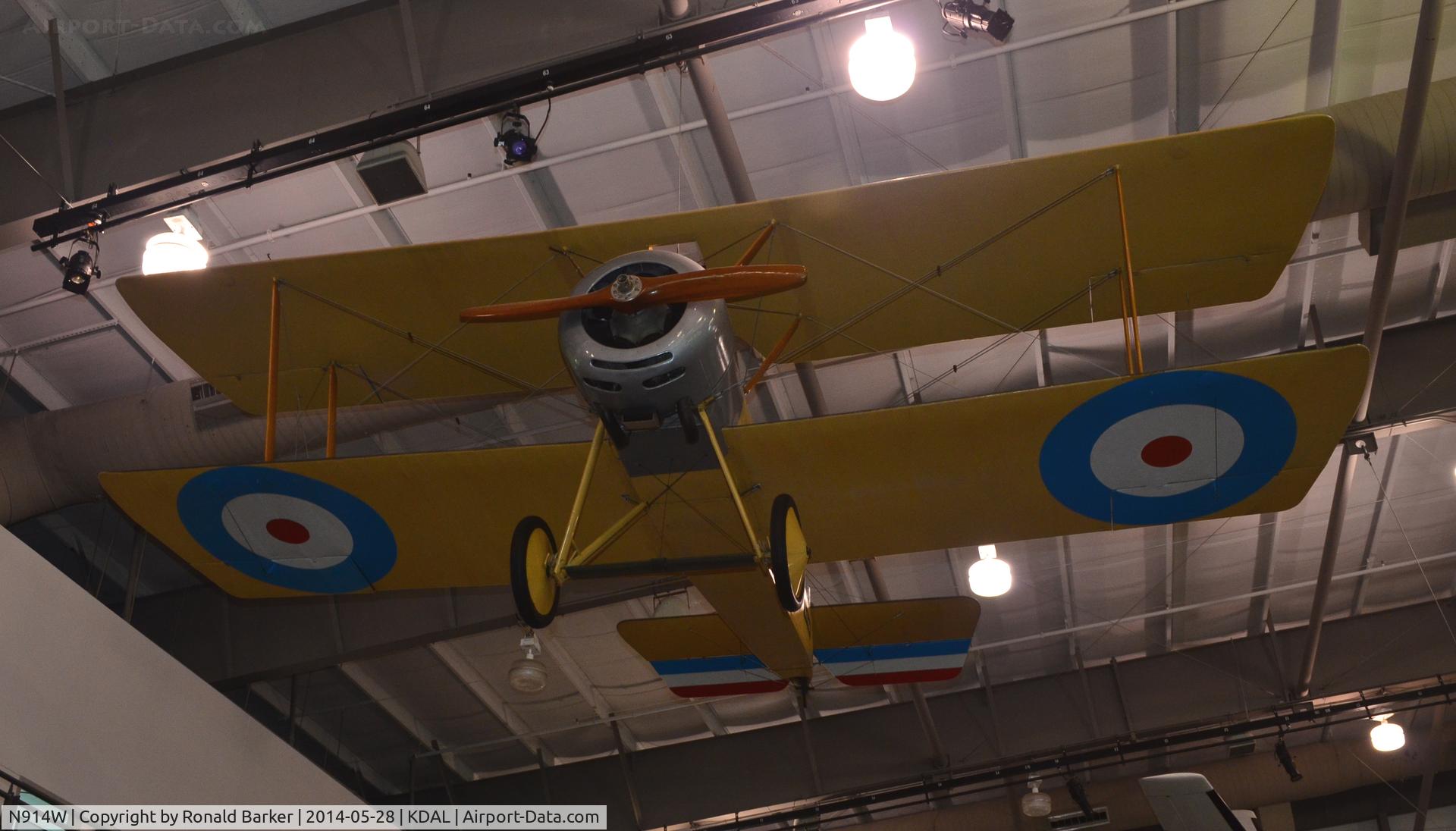 N914W, 1985 Sopwith Pup Replica C/N NCH1, Frontiers of Flight Museum DAL