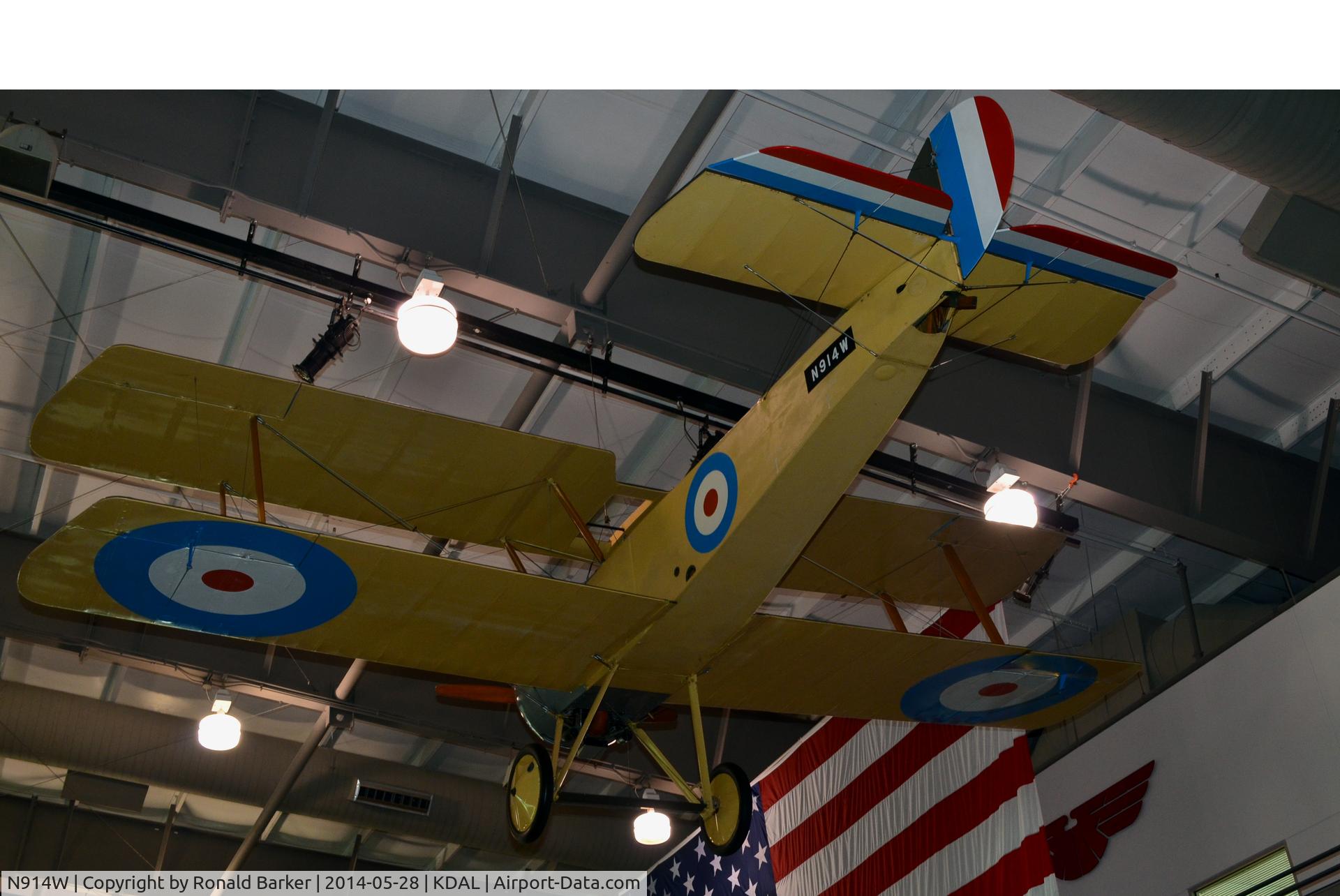 N914W, 1985 Sopwith Pup Replica C/N NCH1, Frontiers of Flight Museum DAL