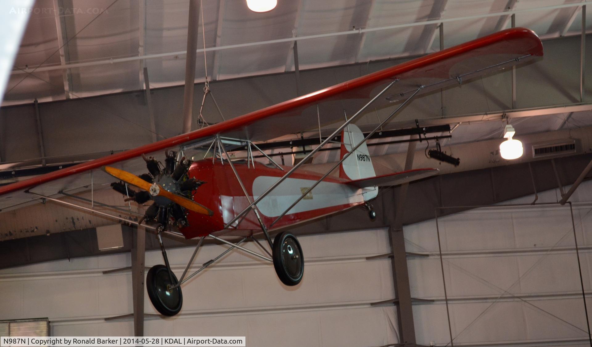 N987N, 1990 Temple Sportsman C/N 107R, Frontiers of Flight Museum DAL