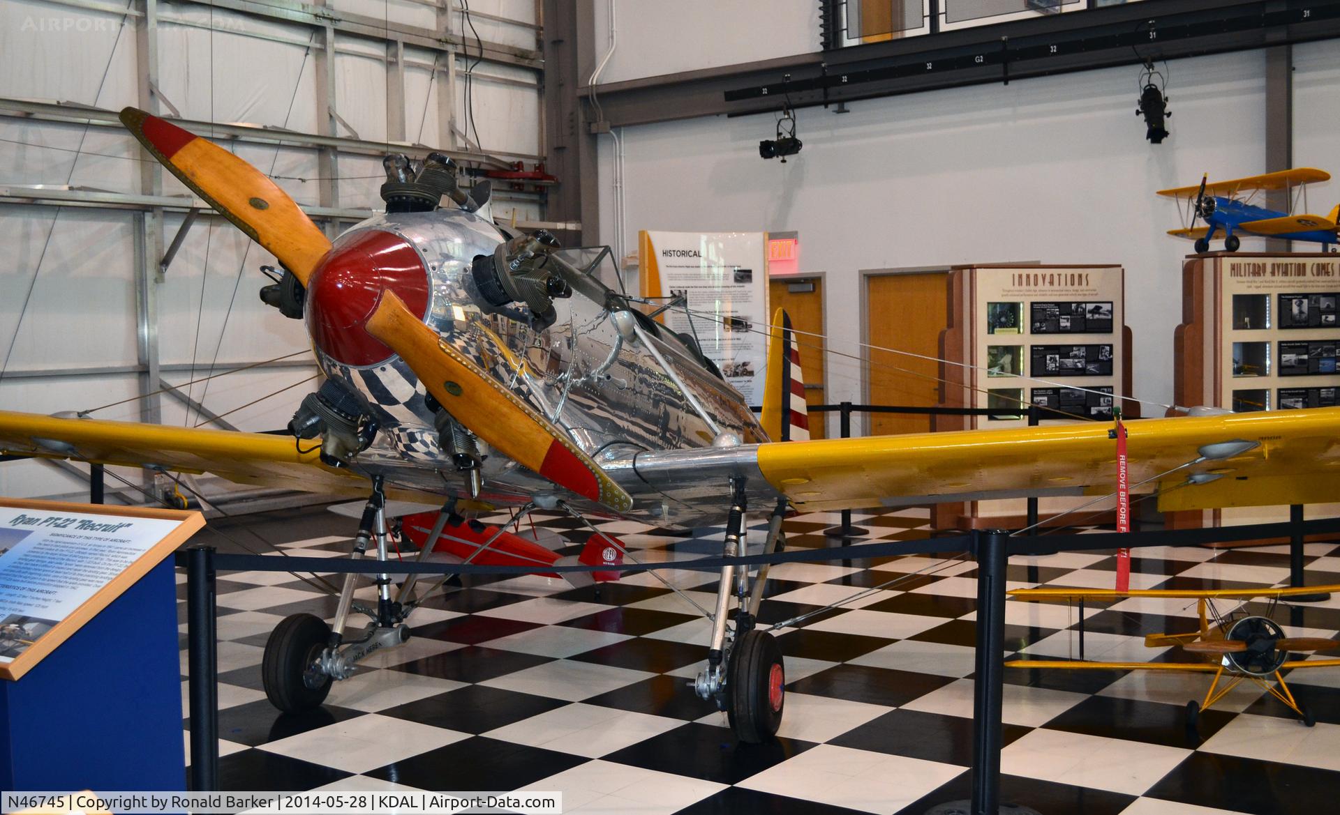 N46745, 1942 Ryan Aeronautical ST3KR C/N 2131, Frontiers of Flight Museum DAL