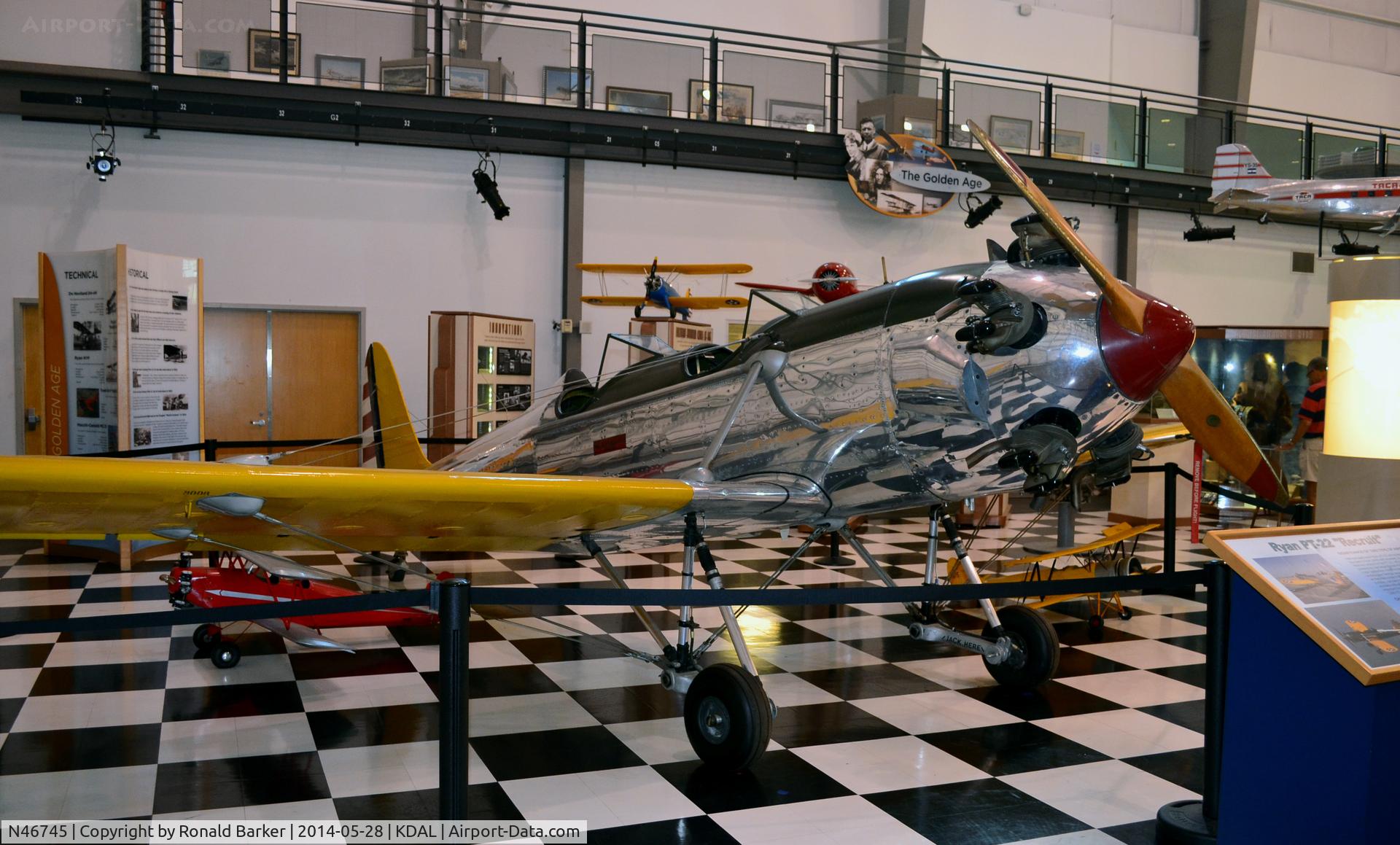 N46745, 1942 Ryan Aeronautical ST3KR C/N 2131, Frontiers of Flight Museum DAL