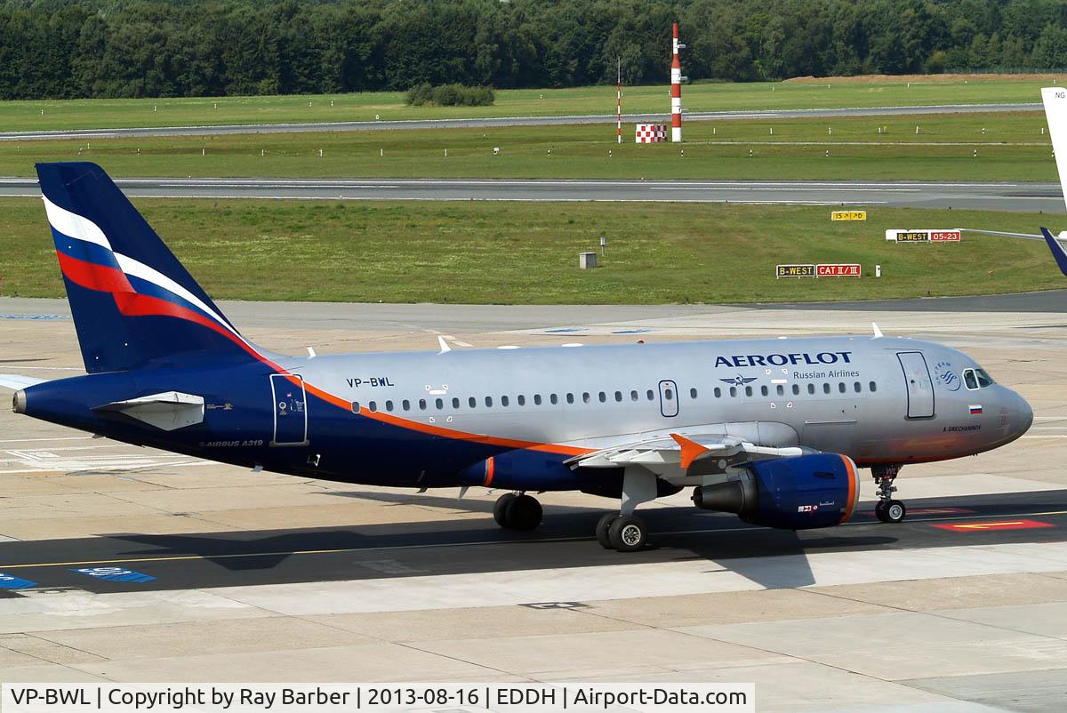 VP-BWL, 2004 Airbus A319-111 C/N 2243, Airbus A319-111 [2243] (Aeroflot Russian Airlines) Hamburg-Fuhlsbuettel~D 16/08/2013