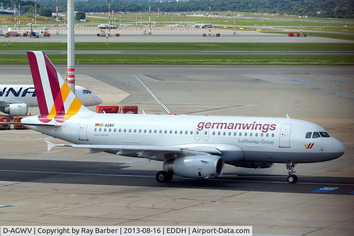 D-AGWV, 2013 Airbus A319-132 C/N 5467, D-AGWV   Airbus A319-132 [5467] (Germanwings) Hamburg-Fuhlsbuettel~D 16/08/2013