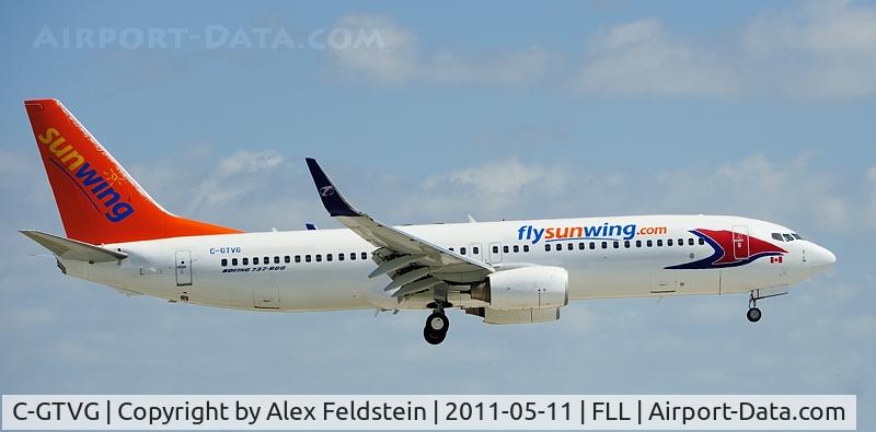 C-GTVG, 2007 Boeing 737-8Q8 C/N 30719, Ft. Lauderdale