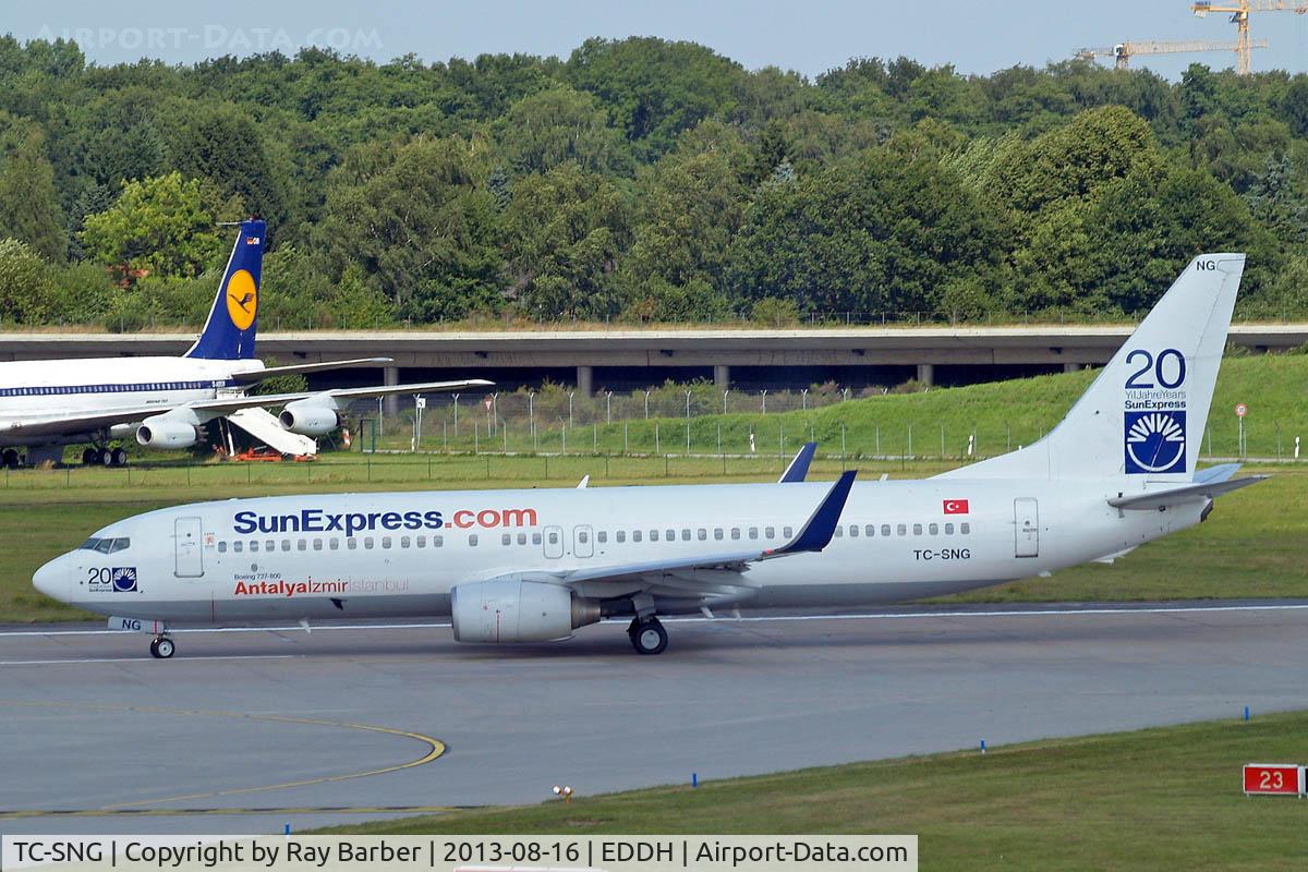 TC-SNG, 2008 Boeing 737-8HC C/N 36530, Boeing 737-8HC [36530] (SunExpress) Hamburg-Fuhlsbuettel~D 16/08/2013