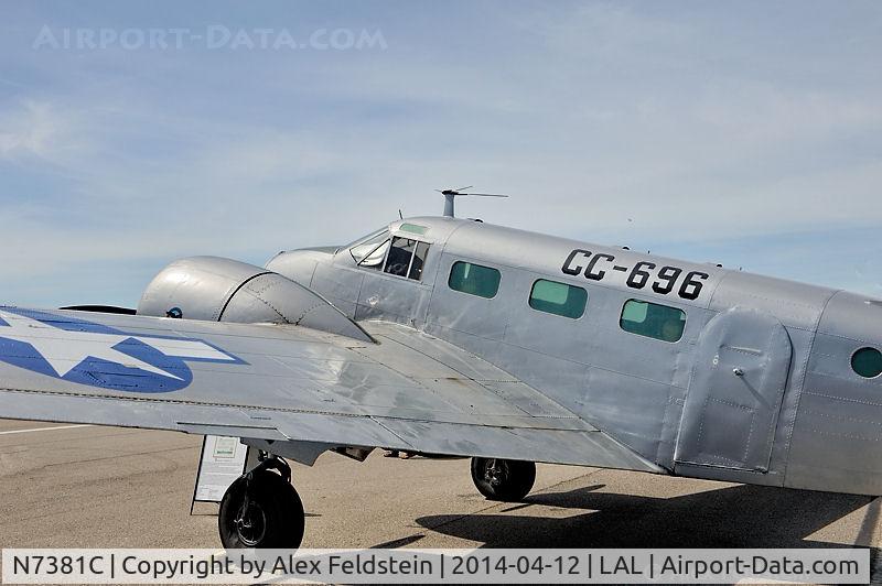 N7381C, 1944 Beech C18S C/N 8104, Sun-N-Fun