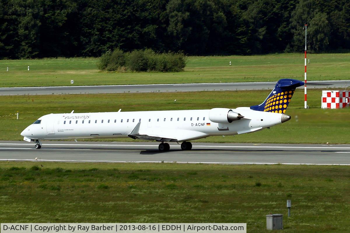 D-ACNF, 2009 Bombardier CRJ-900 (CL-600-2D24) C/N 15243, Canadair CRJ- 900LR [15243] (Lufthansa Regional/Eurowings) Hamburg-Fuhlsbuettel~D 16/08/2013