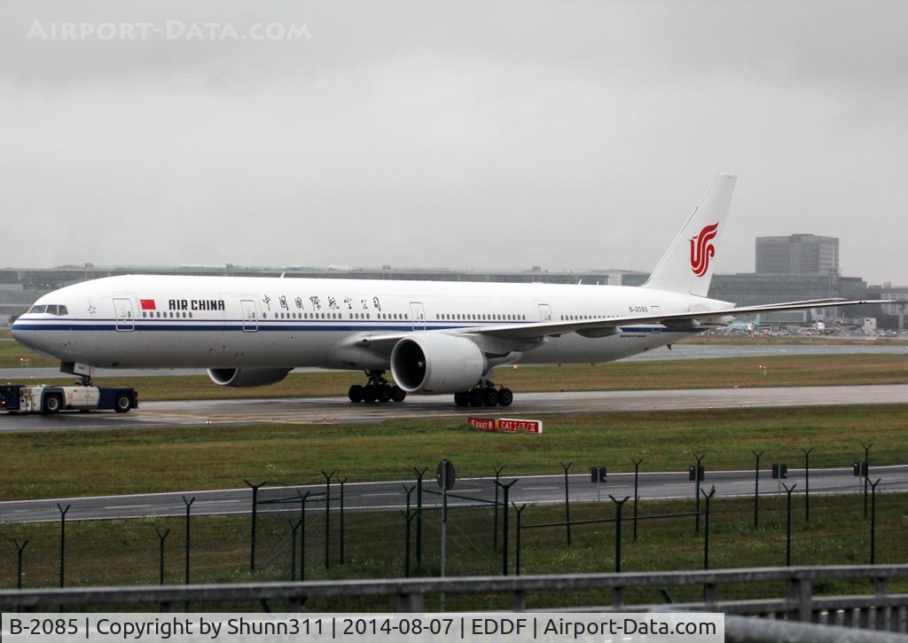 B-2085, 2011 Boeing 777-39L/ER C/N 38666, Trackted to the stored area...