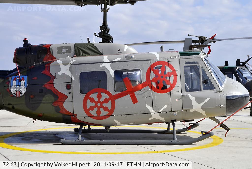 72 67, Bell (Dornier) UH-1D Iroquois (205) C/N 8387, at Niederstetten