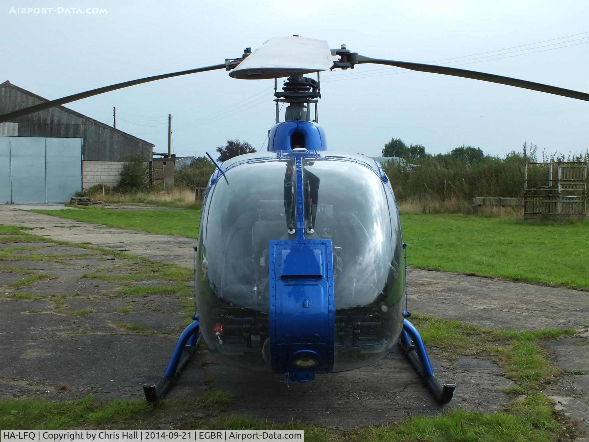 HA-LFQ, 1980 Aerospatiale SA-342L Gazelle C/N 1854, at Breighton's Heli Fly-in, 2014