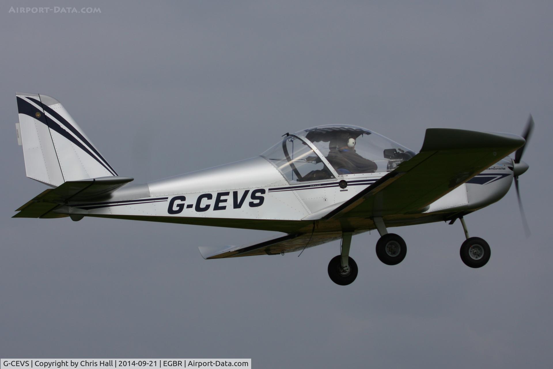 G-CEVS, 2007 Cosmik EV-97 TeamEurostar UK C/N 3102, at Breighton's Heli Fly-in, 2014