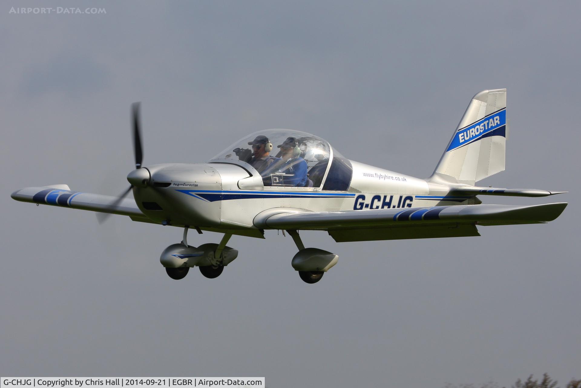 G-CHJG, 2012 Cosmik EV-97 TeamEurostar UK C/N 3938, at Breighton's Heli Fly-in, 2014