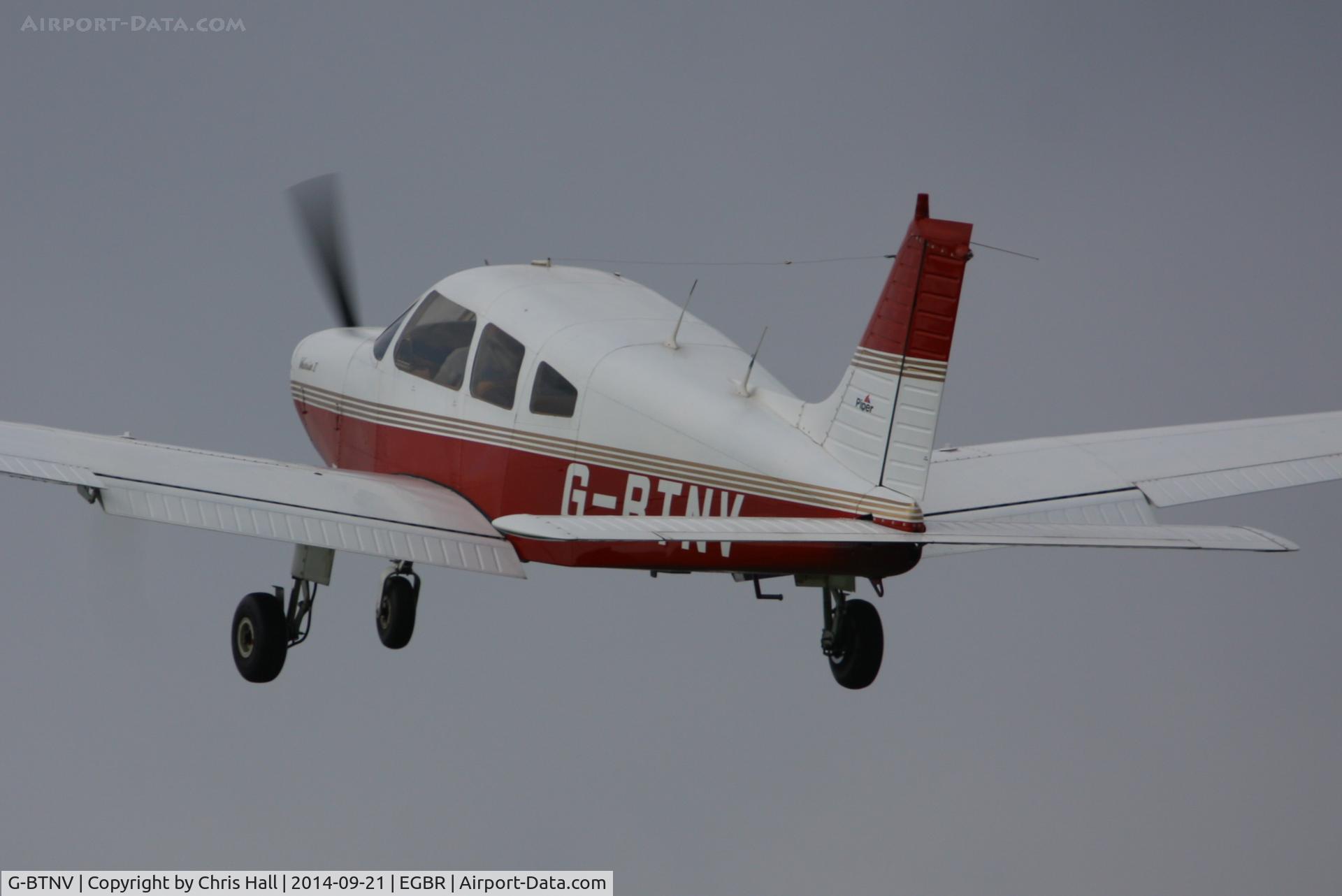 G-BTNV, 1978 Piper PA-28-161 Cherokee Warrior II C/N 28-7816590, at Breighton's Heli Fly-in, 2014