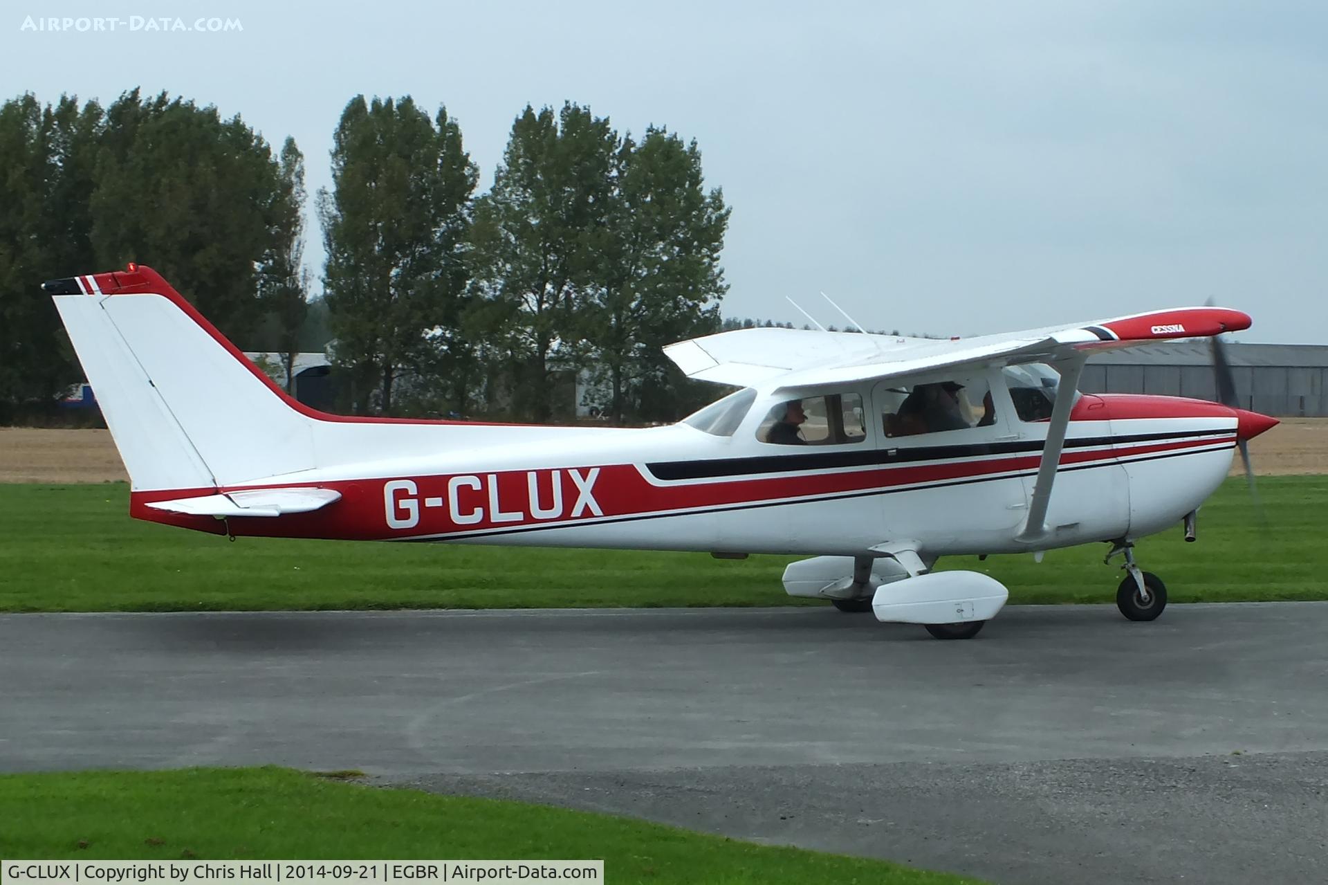 G-CLUX, 1980 Reims F172N Skyhawk C/N 1996, at Breighton's Heli Fly-in, 2014