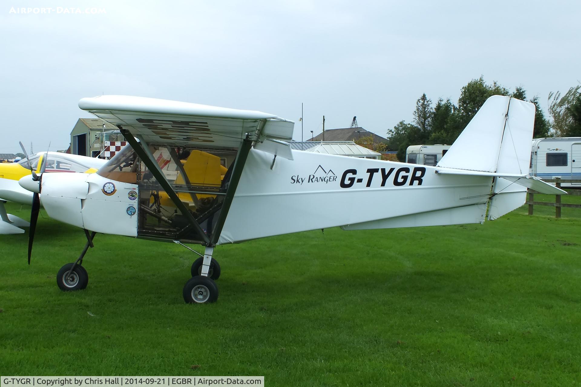 G-TYGR, 2007 Best Off Skyranger 912S(1) C/N BMAA/HB/420, at Breighton's Heli Fly-in, 2014