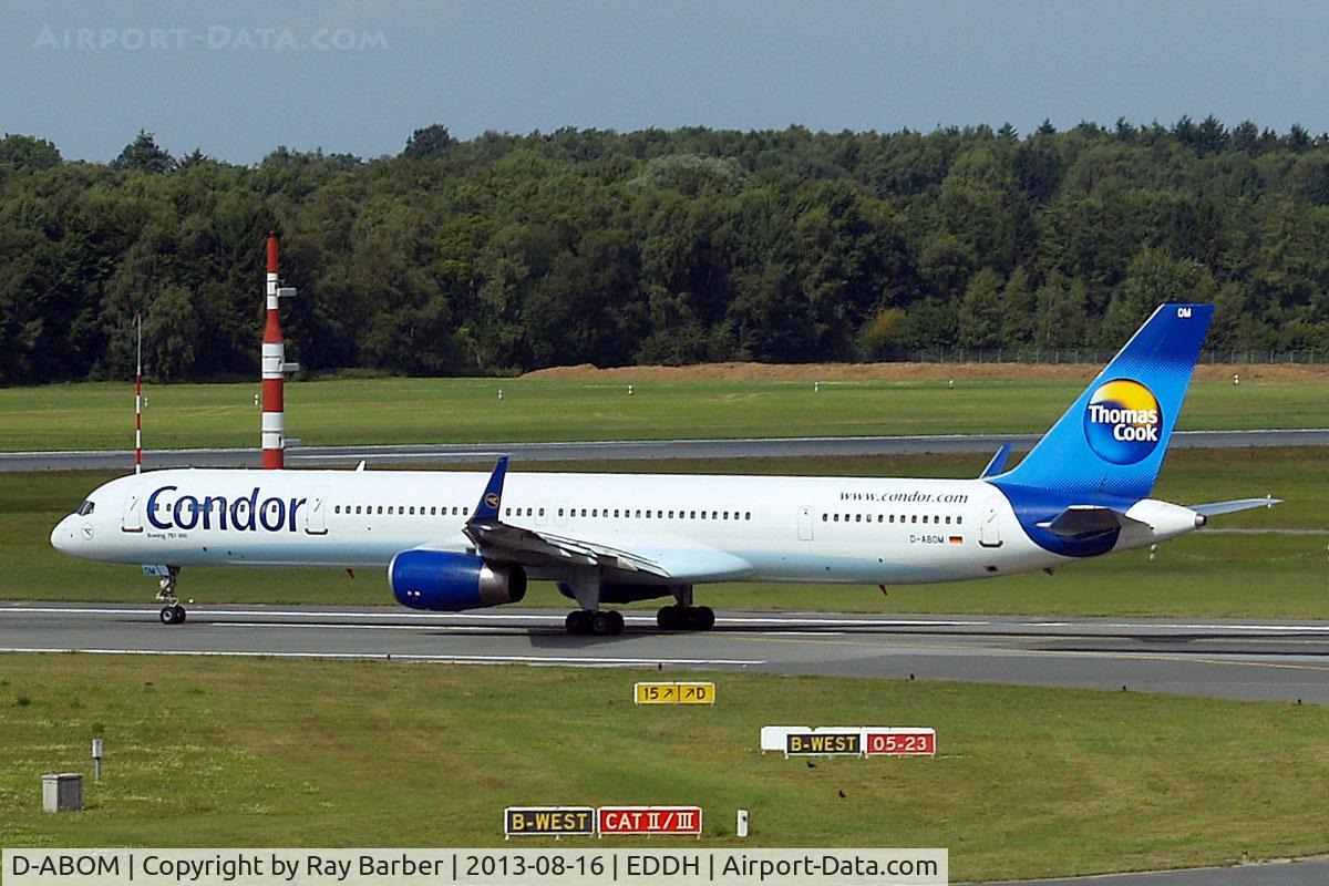 D-ABOM, 2000 Boeing 757-330 C/N 29022, Boeing 757-330 [29022] (Condor) Hamburg-Fuhlsbuettel~D 16/08/2013