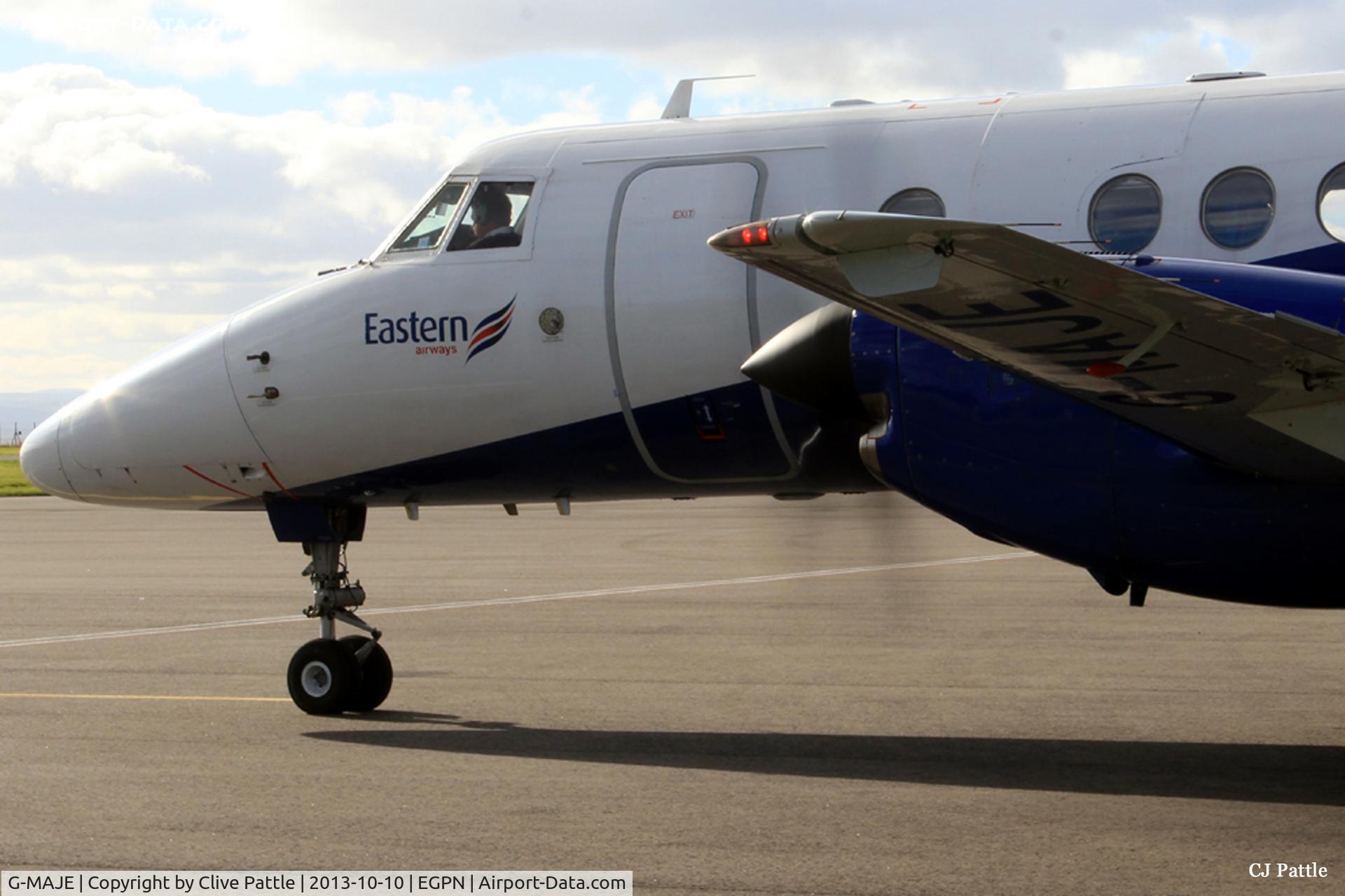 G-MAJE, 1992 British Aerospace Jetstream 41 C/N 41007, Close up on the ramp at Dundee Riverside EGPN