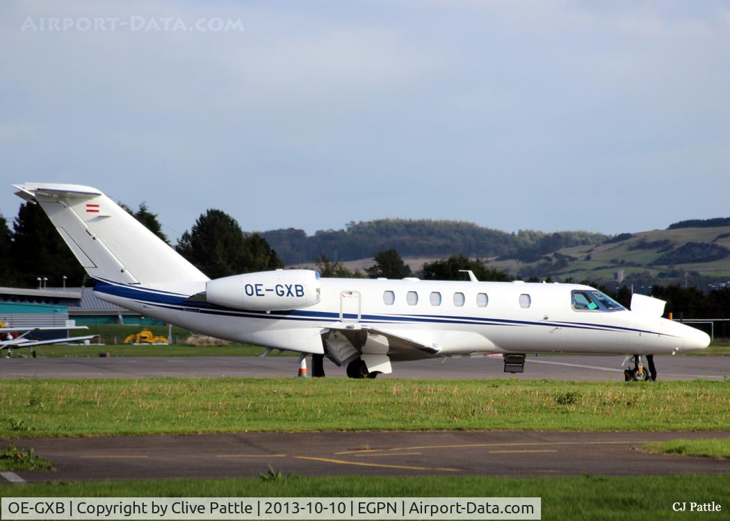 OE-GXB, 2011 Cessna 525C CitationJet CJ4 C/N 525C-0055, On the apron at Dundee Riverside EGPN