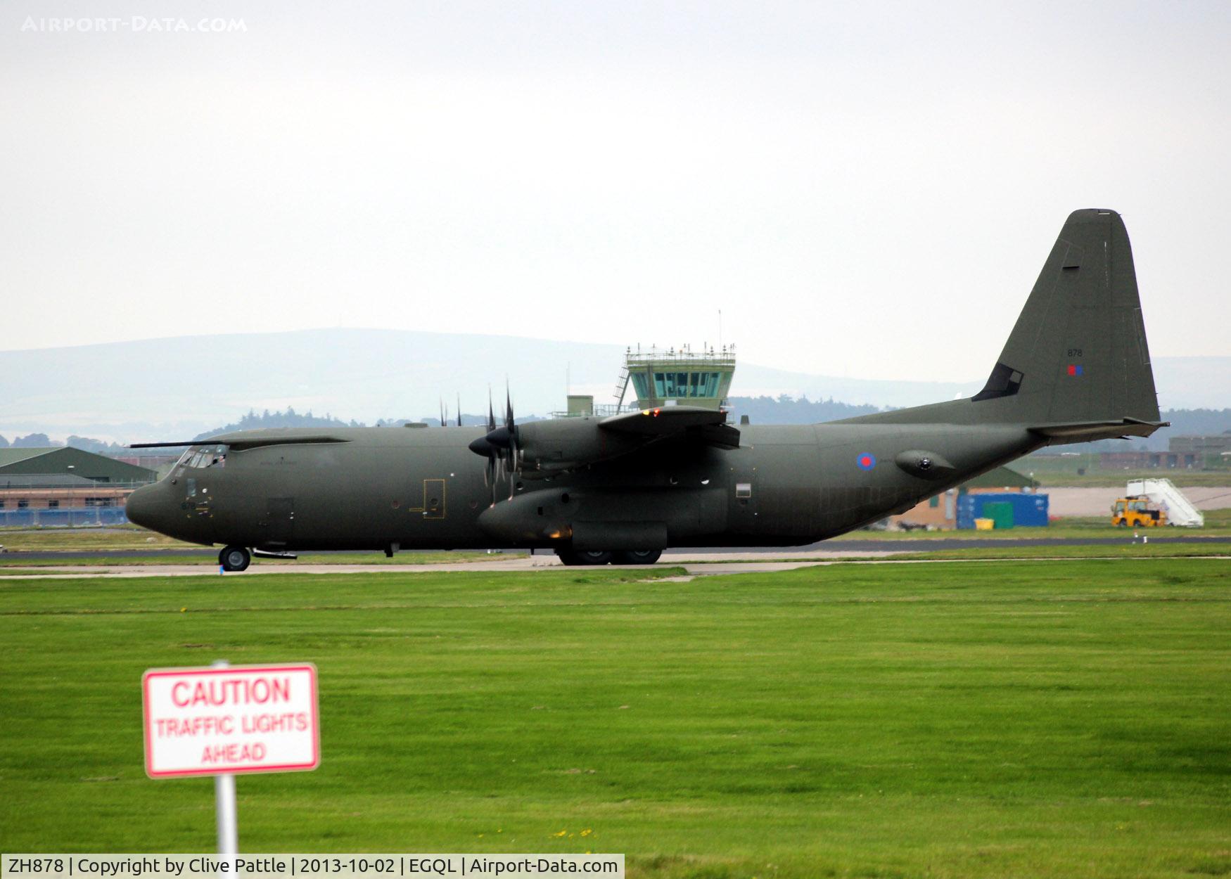 ZH878, 1998 Lockheed Martin C-130J-30 Hercules C.4 C/N 382-5462, Taxy at RAF Lossiemouth EGQL