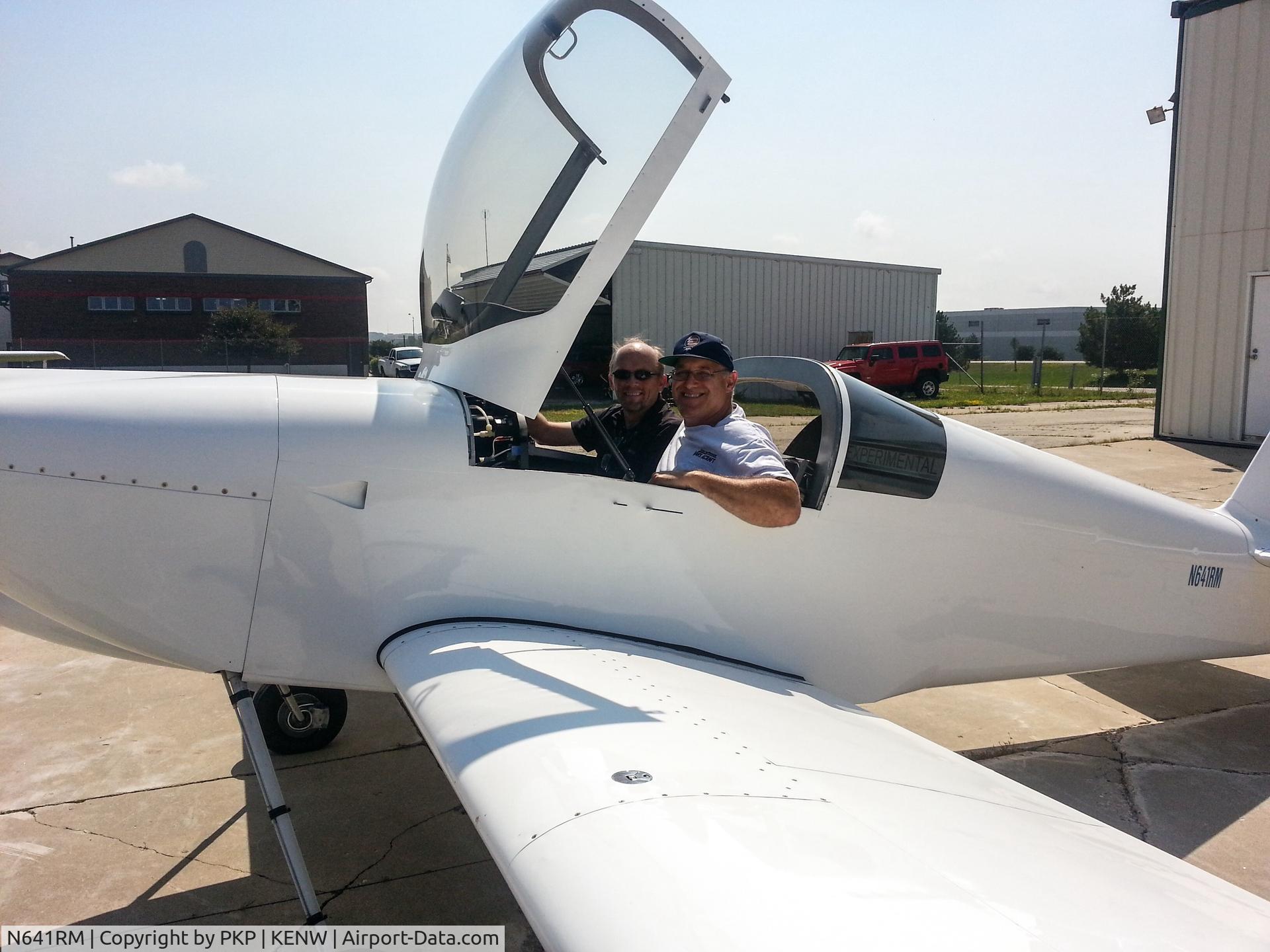 N641RM, 2003 Vans RV-6 C/N 23127, N641RM arriving at KENW after ferry flight to new home