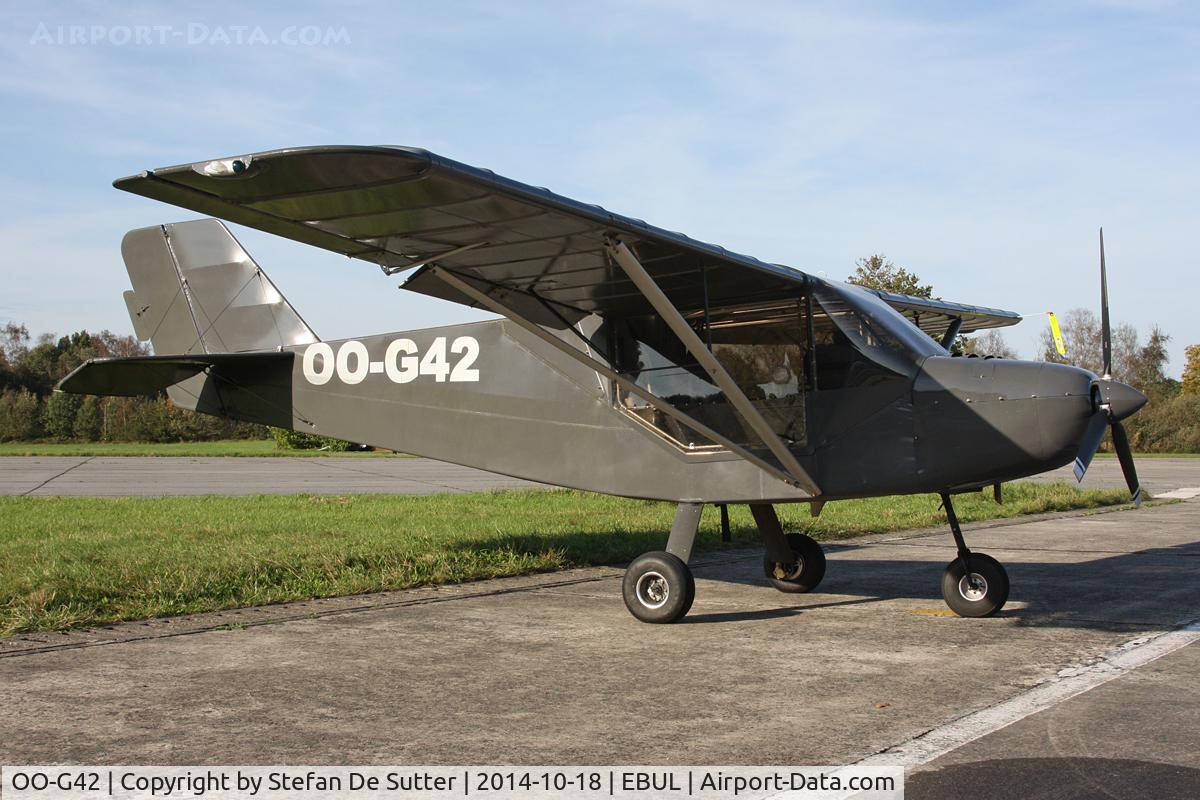 OO-G42, 2009 Rans S-6 COYOTE II C/N 12081915, Parked at Vliegclub Ursel.
