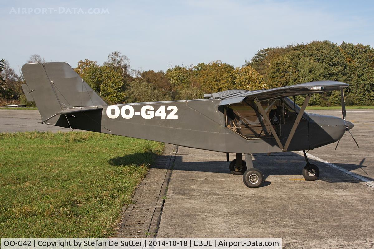 OO-G42, 2009 Rans S-6 COYOTE II C/N 12081915, Parked at Vliegclub Ursel.