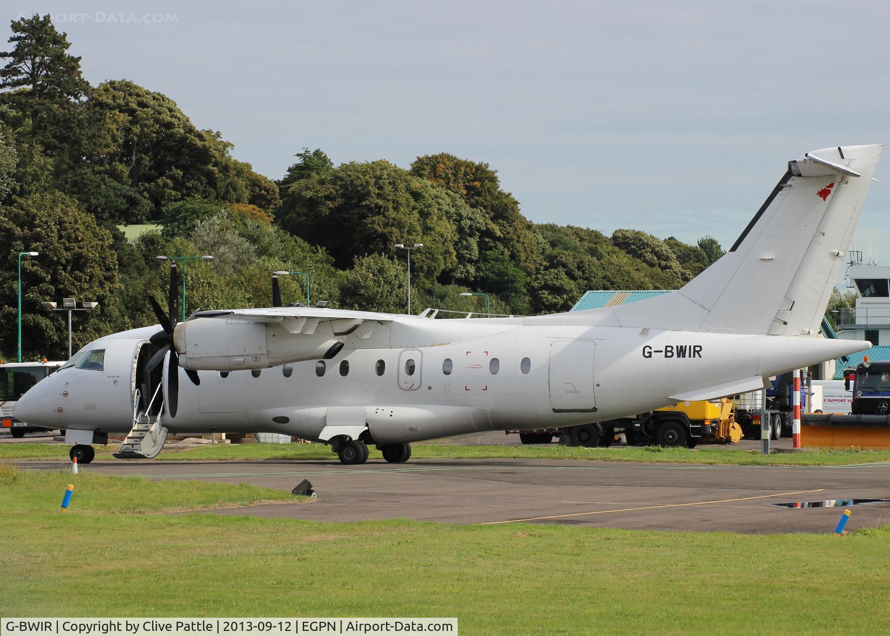 G-BWIR, 1995 Dornier 328-100 C/N 3023, Parked up at Dundee