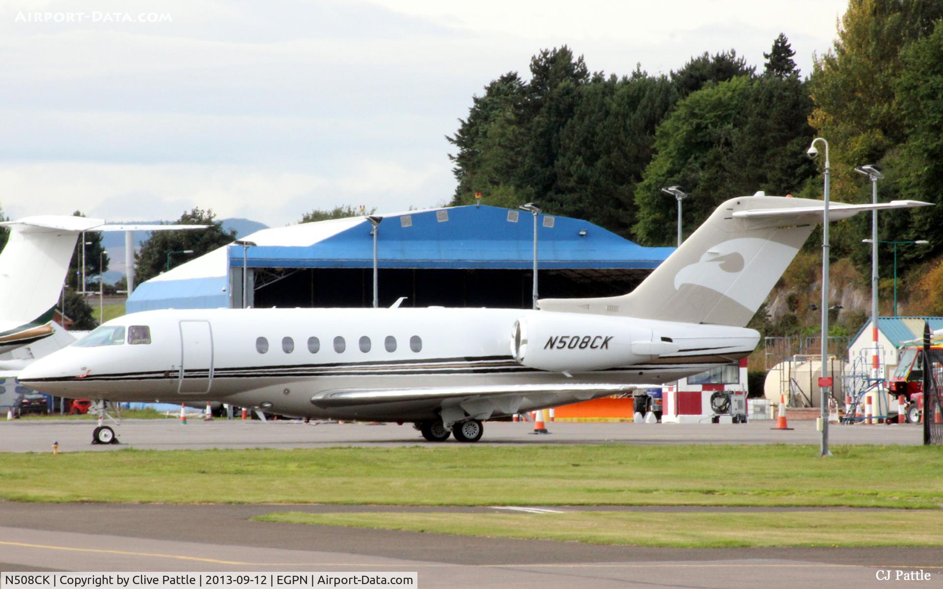 N508CK, 2009 Hawker Beechcraft 4000 C/N RC-9, On the apron at Dundee Riverside EGPN
