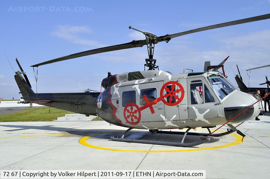 72 67, Bell (Dornier) UH-1D Iroquois (205) C/N 8387, at Niederstetten