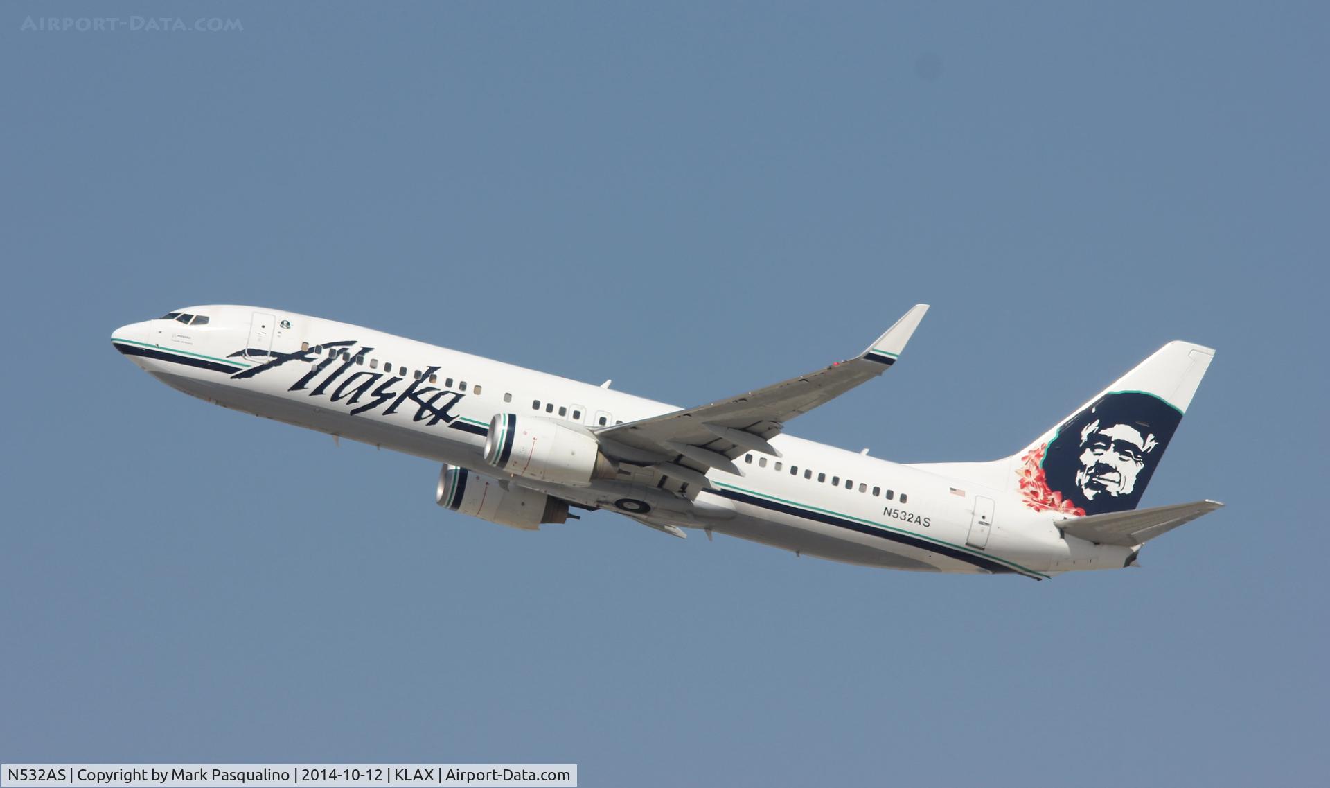 N532AS, 2010 Boeing 737-890 C/N 36346, Boeing 737-800