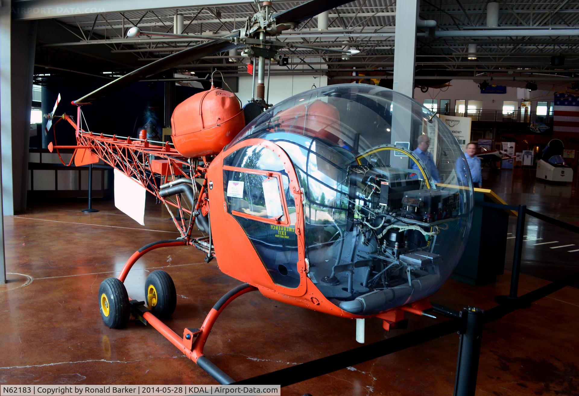 N62183, 1967 Bell TH-13T Sioux C/N 3758 (67-17051), TH-13S Bell 47  63-xxxx  Frontiers of Flight Museum DAL