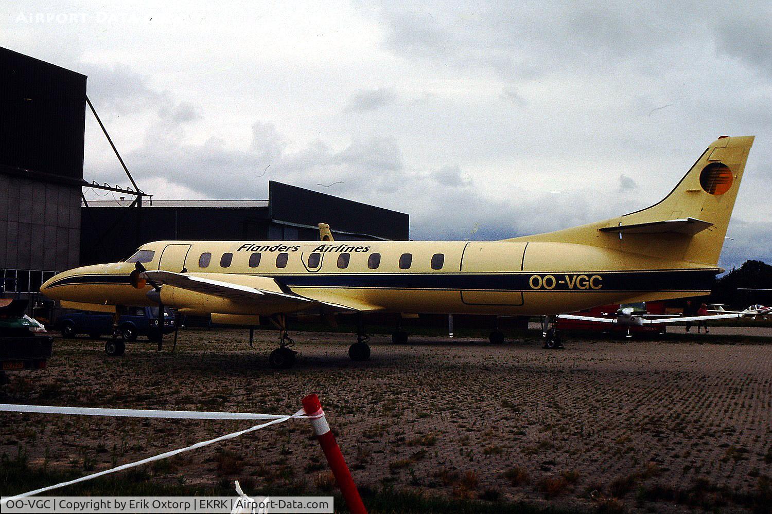 OO-VGC, 1978 Swearingen SA-226AT Merlin IVA C/N AT-066, OO-VGC in RKE 1993-07