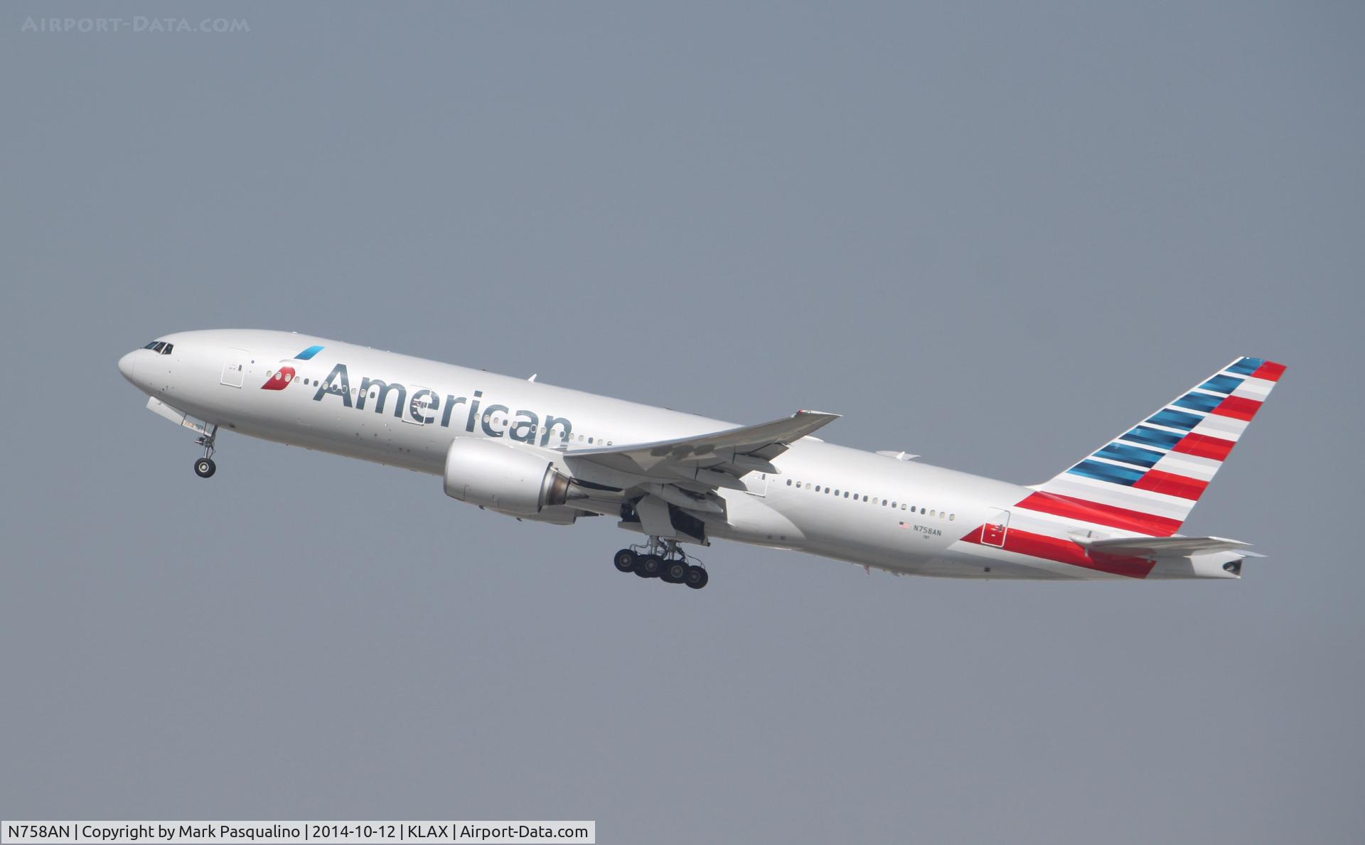 N758AN, 2001 Boeing 777-223 C/N 32637, Boeing 777-200