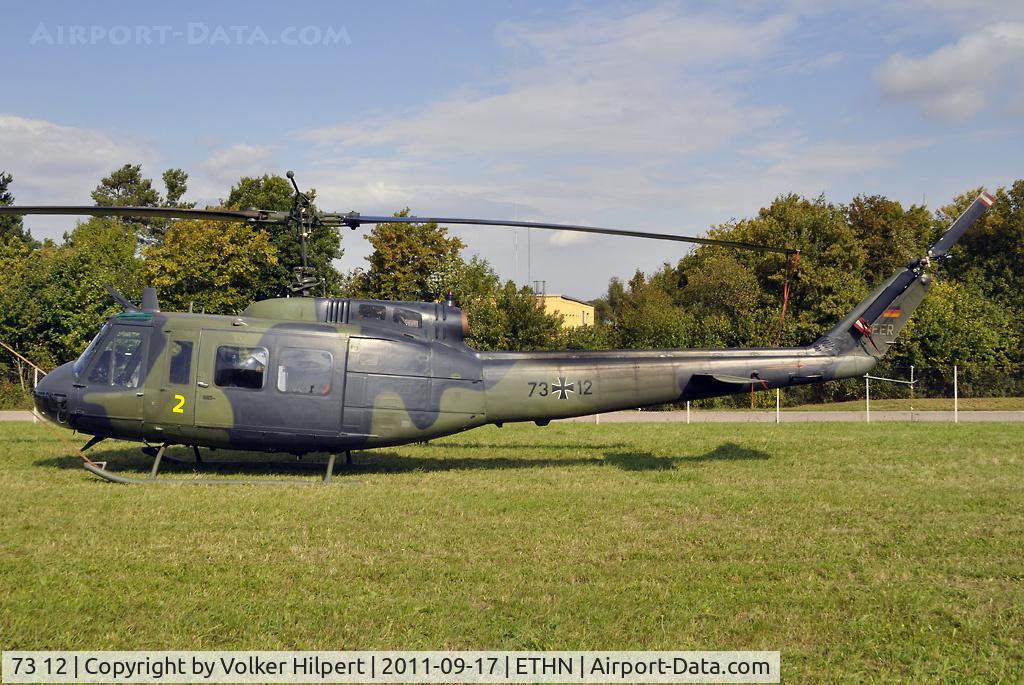 73 12, Bell (Dornier) UH-1D Iroquois (205) C/N 8432, at Niederstetten