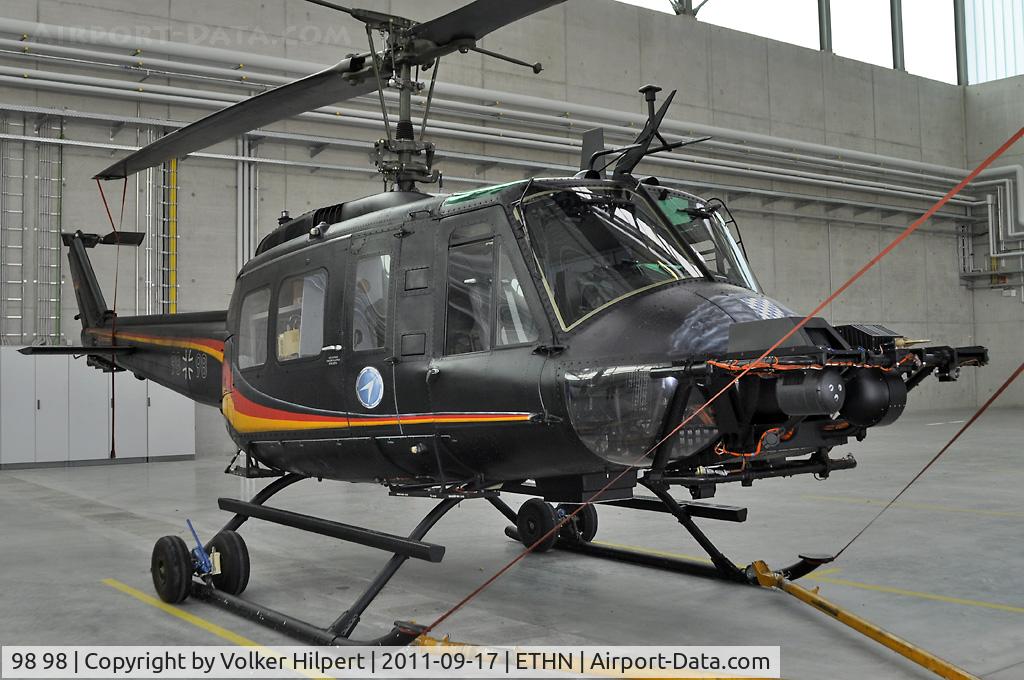 98 98, Bell (Dornier UH-1D Iroquois (205) C/N 8358, at Niederstetten