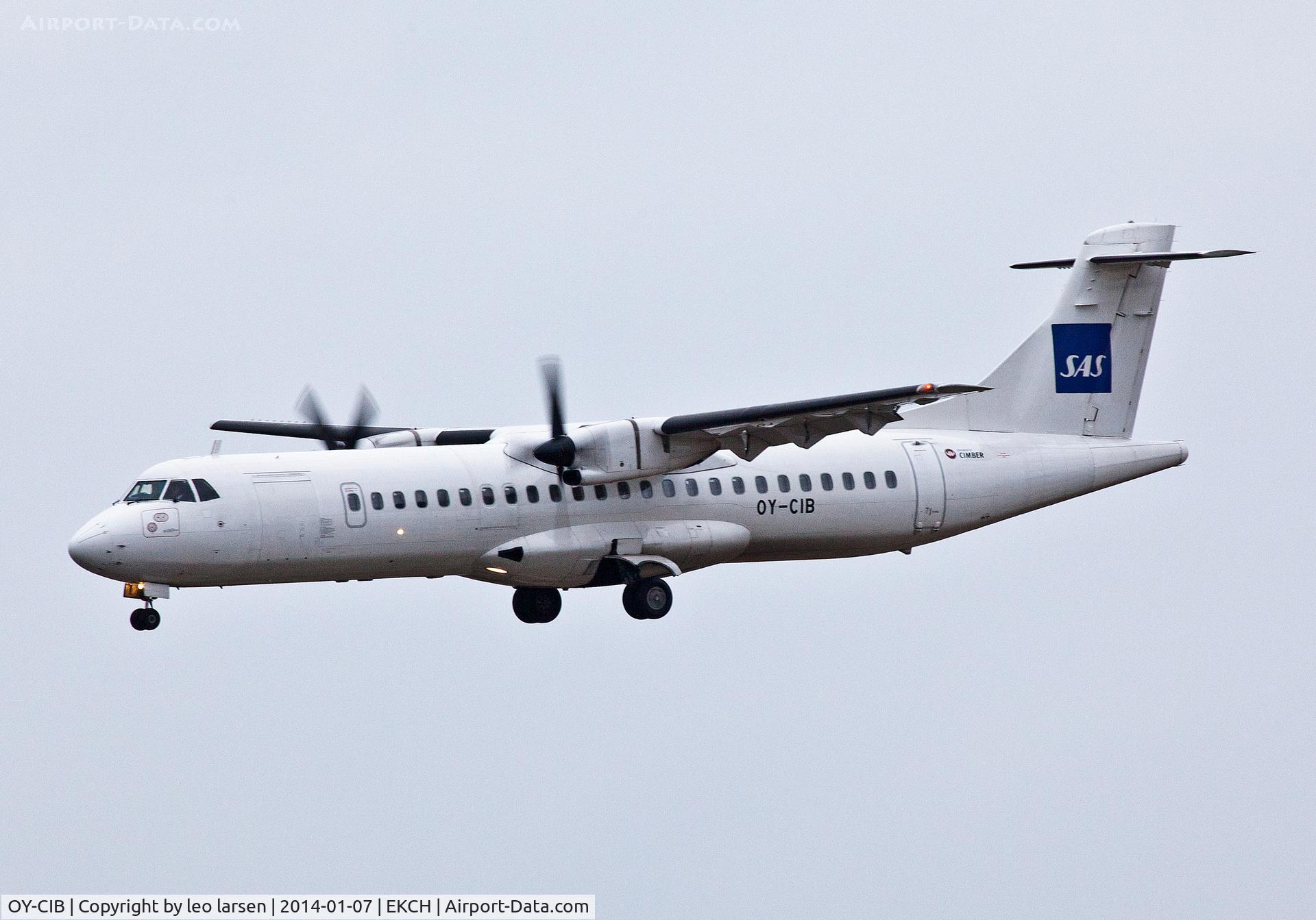 OY-CIB, 1994 ATR 72-202 C/N 437, Copenhagen 7.1.14