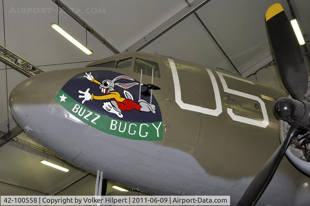 42-100558, 1942 Douglas C-47A-65-DL Skytrain C/N 19021, at Le Bourget