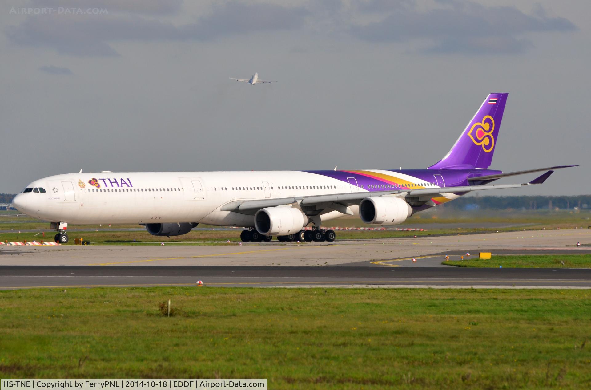 HS-TNE, 2005 Airbus A340-642 C/N 719, Thai A346 in FRA