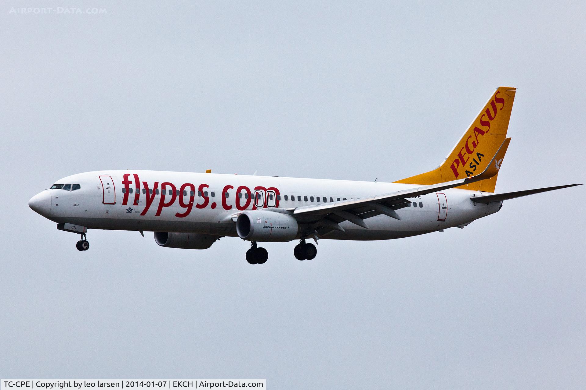 TC-CPE, 2012 Boeing 737-82R C/N 38178, Copenhagen 7.1.14