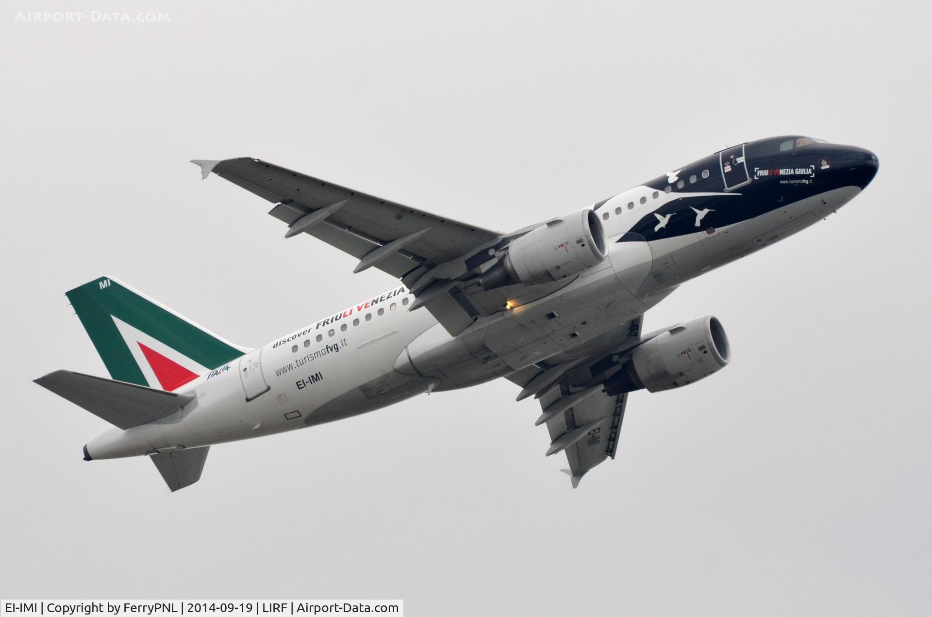 EI-IMI, 2002 Airbus A319-112 C/N 1745, Alitalia A319 in a theme c/s