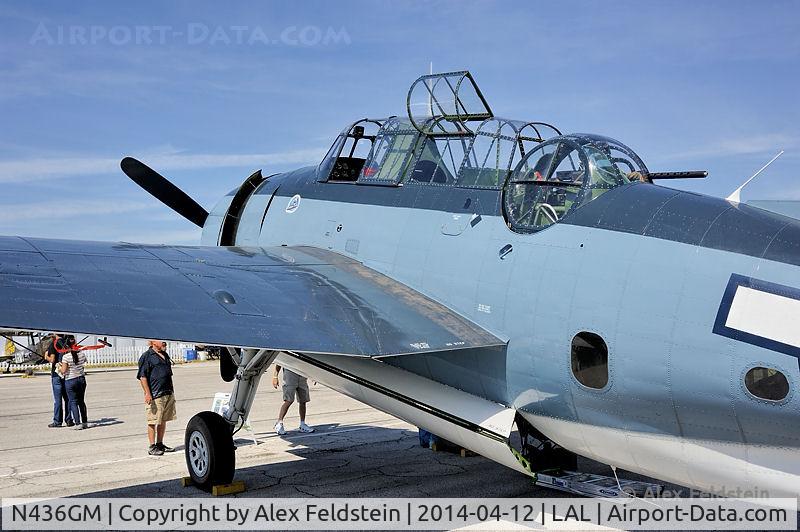 N436GM, Grumman TBM-3E Avenger C/N 4341 (Bu91436), Sun-N-Fun
