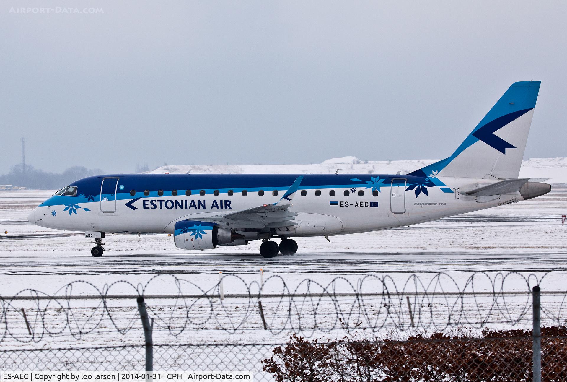 ES-AEC, 2005 Embraer 170LR (ERJ-170-100LR) C/N 17000107, Copenhagen 31.1.14